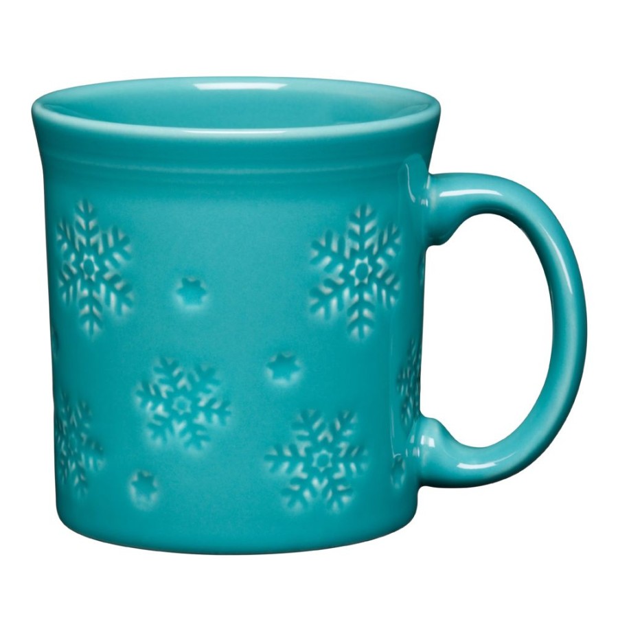 Dinnerware Fiesta | Snowflake Embossed Java Mug