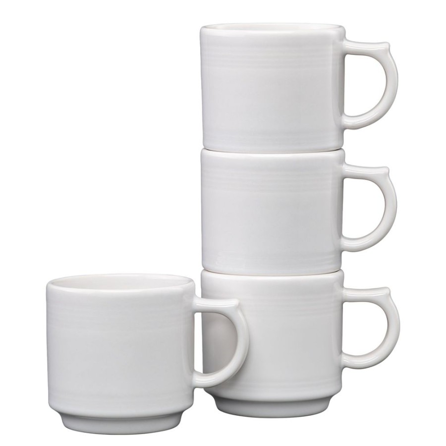 Dinnerware Fiesta | 4Pc Solid Color Stackable Mug Set