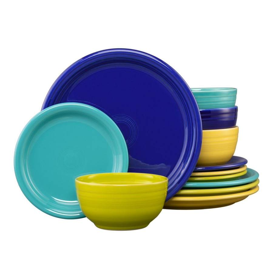 Dinnerware Fiesta | 12Pc Cool Bistro Dinnerware Set