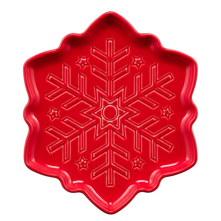 Dinnerware Fiesta | Snowflake Shaped Plate