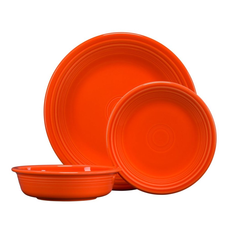 Dinnerware Fiesta | 3Pc Classic Place Setting