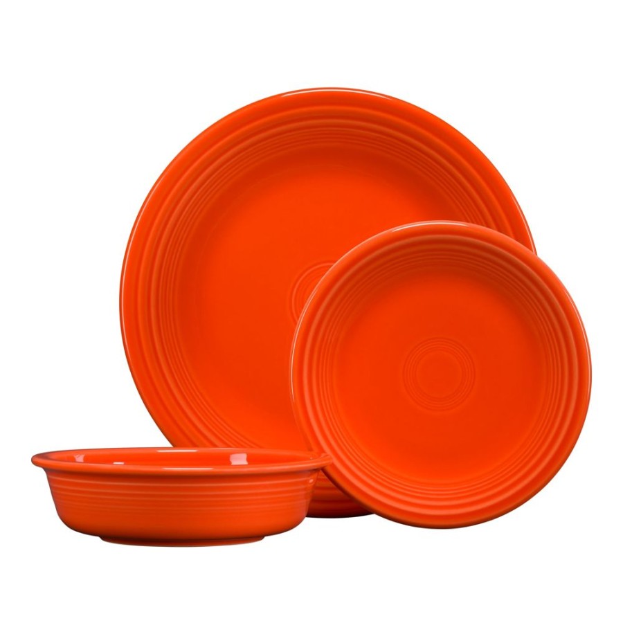 Dinnerware Fiesta | 3Pc Classic Place Setting