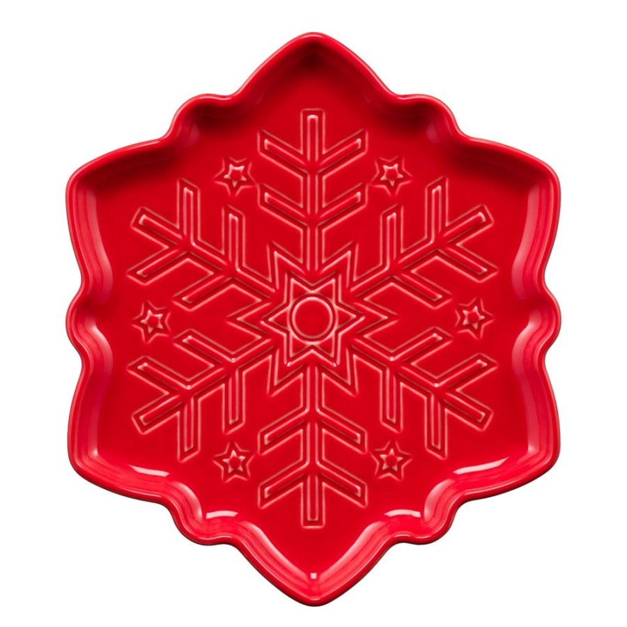 Dinnerware Fiesta | Snowflake Shaped Plate