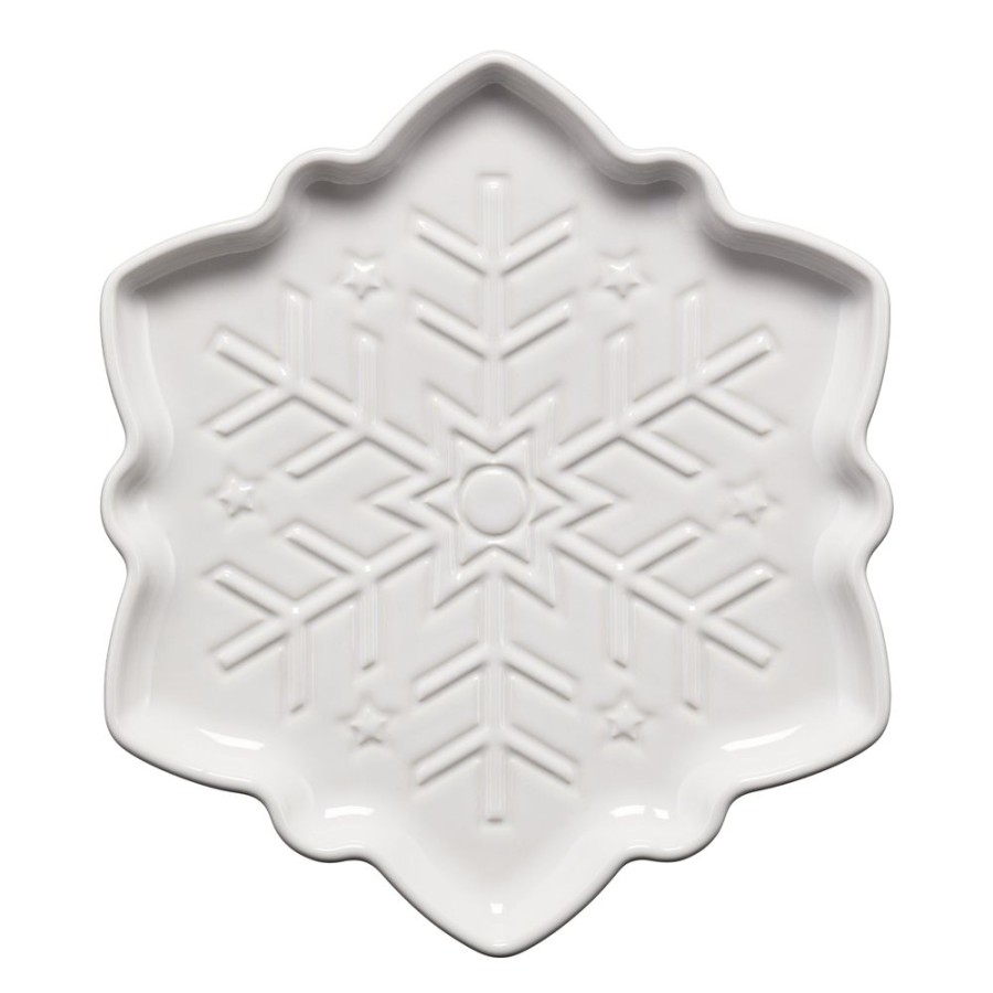 Dinnerware Fiesta | Snowflake Shaped Plate