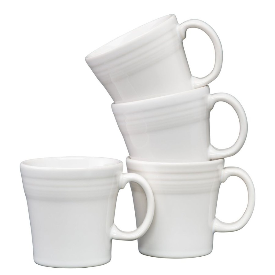 Dinnerware Fiesta | 4Pc Solid Color Tapered Mug Set